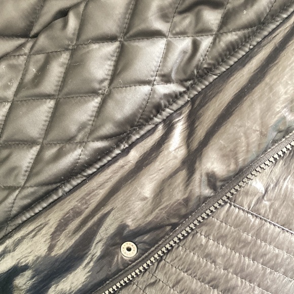 Black winter rain coat - Picture 5 of 5